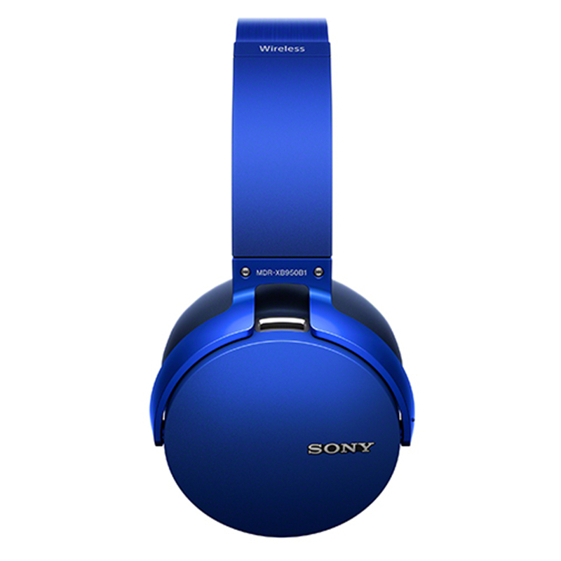 索尼(SONY)立体声无线耳机 MDR-XB950B1(蓝色) 头戴式 重低音 无线蓝牙耳机