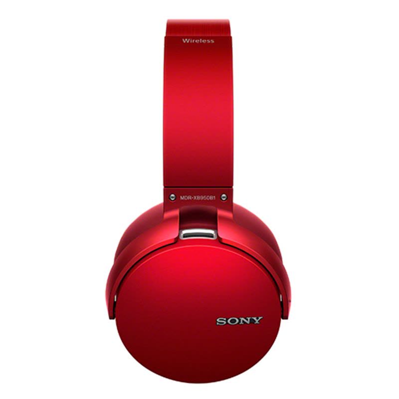 索尼(SONY)立体声无线耳机 MDR-XB950B1(红色) 头戴式 重低音 无线蓝牙耳机图片