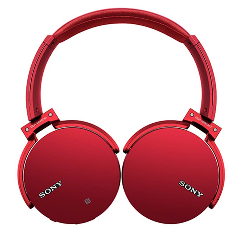索尼(SONY)立体声无线耳机 MDR-XB950B1(红色) 头戴式 重低音 无线蓝牙耳机图片