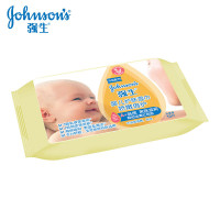 强生(Johnson) 婴儿护肤湿巾(娇嫩倍护)10片(无香 清洁滋润 倍柔呵护)