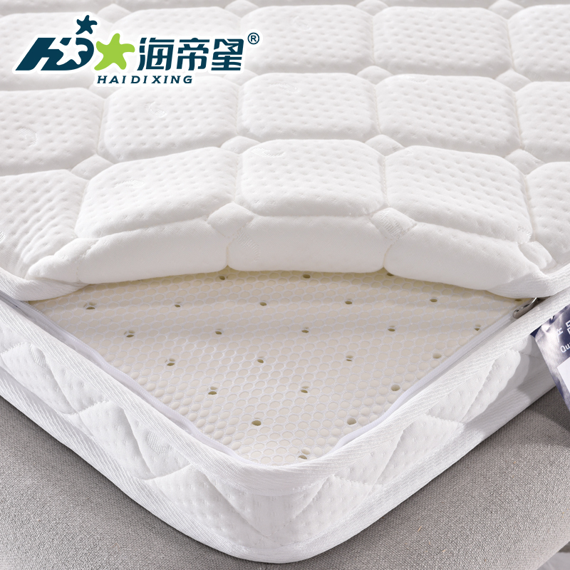 [苏宁自营]海帝星 床垫3D棕垫席梦思乳胶椰棕儿童床垫软硬两用骆绒面料环保棕1.5/1.8米可定做折叠Z1 乳胶款