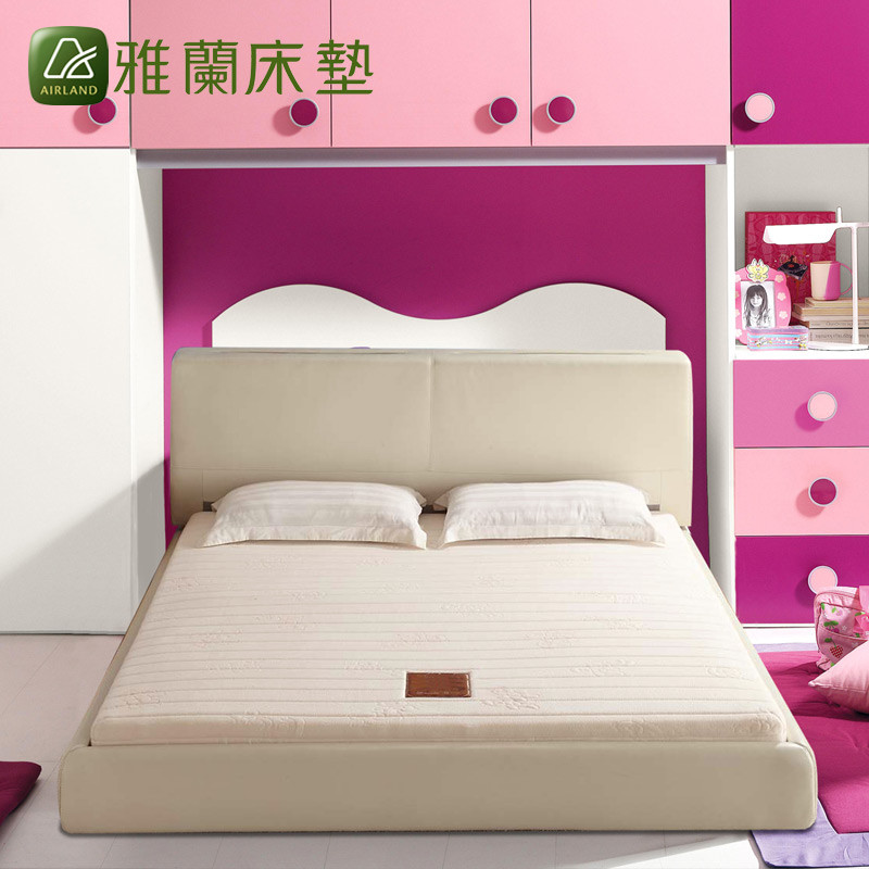 香港雅兰床垫 Zoey 儿童床垫 偏硬弹簧床垫席梦思 抗菌防螨床垫 亲肤透气面料 席梦思 1.2*2.0高清大图