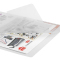 齐心(comix)E310-1 A4透明文件套100个装 资料套 文件夹 单页夹 文件套透明文件袋 文件套/文件袋