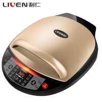 利仁(Liven)LR-D3066智能电脑版电饼铛 (金猴)煎烤机 烤饼机 智能触摸按键 烙饼机