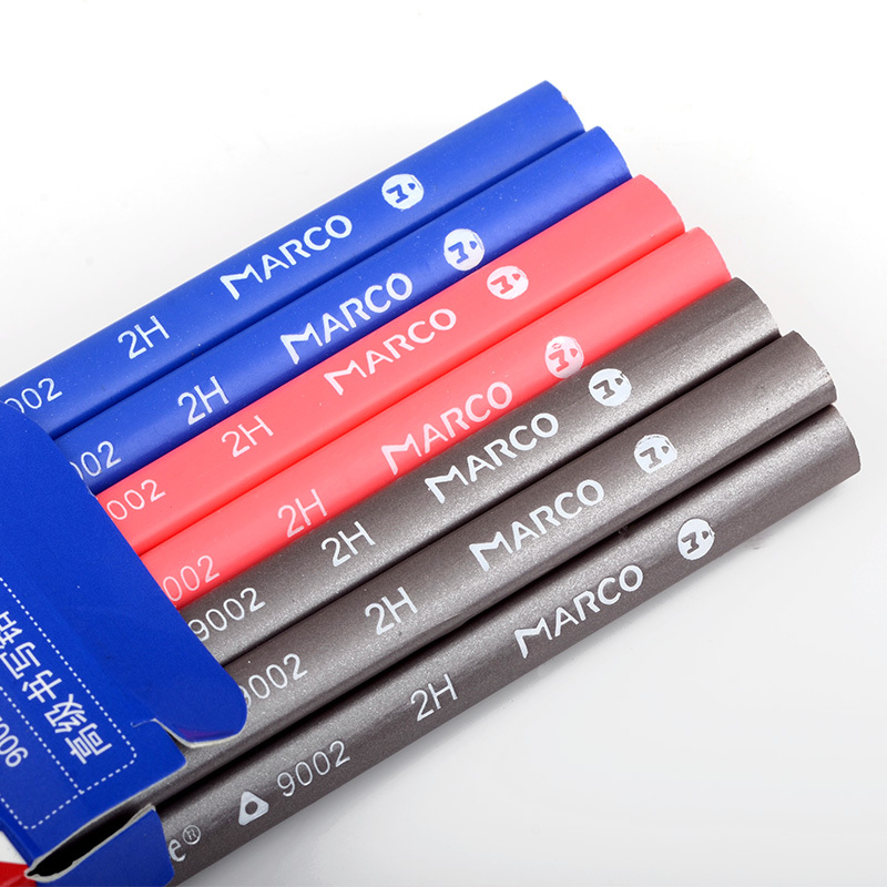 MARCO/马可9002-HB三角铅笔12支/盒 3盒装学生铅笔 素描铅笔 绘图铅笔 画画铅笔 学生铅笔美术用品 赠笔刨