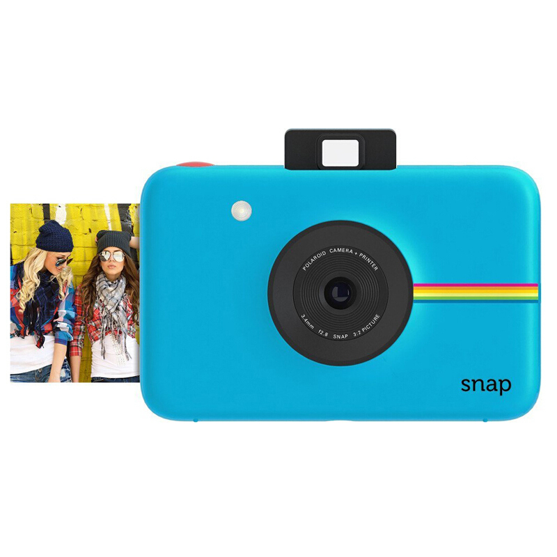 宝丽来(POLAROID) 立拍立得相机 SNAP 蓝色 数码照像机 即拍即得一次成像 工程塑料材质