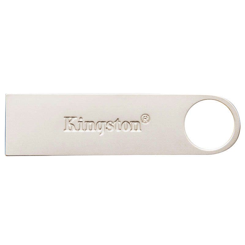 苏宁自营金士顿(Kingston)128GB U盘 USB3.0 DTSE9G2 金属银色亮薄 读速100MB/s图片
