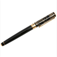 毕加索PS-902黑镀金雕铱金钢笔 pimio墨水笔商务墨水笔毕加索钢笔 钢笔墨水笔礼品笔办公用笔