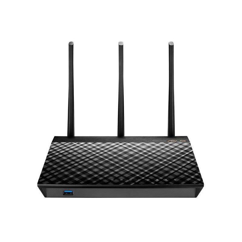 华硕(ASUS)RT-AC66U B1 AC双频1750M 低辐射 1GHz双核处理器USB3.0三天线广覆盖智能路由器图片
