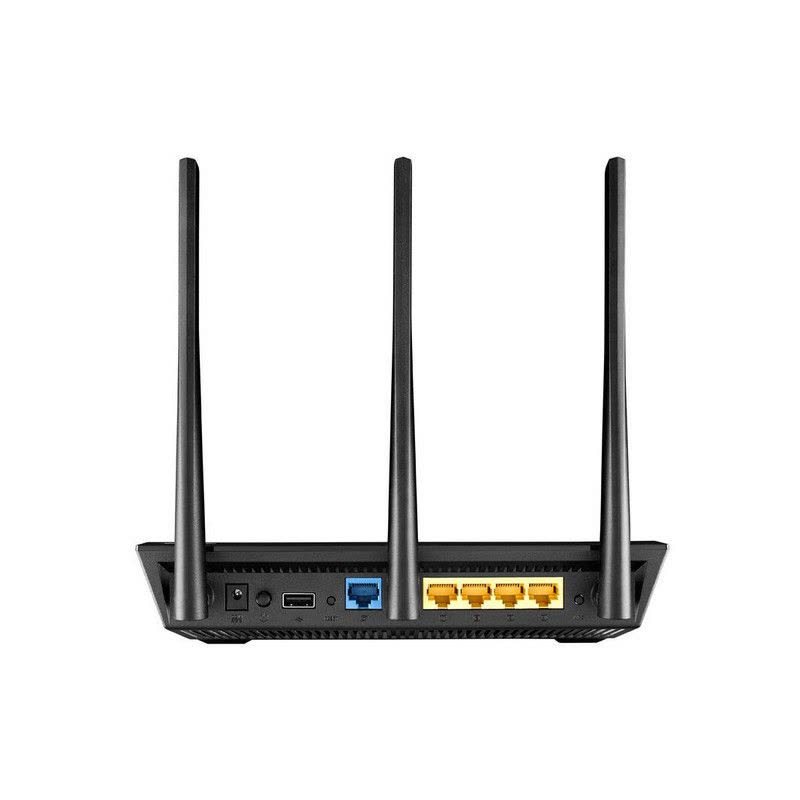 华硕(ASUS)RT-AC66U B1 AC双频1750M 低辐射 1GHz双核处理器USB3.0三天线广覆盖智能路由器图片