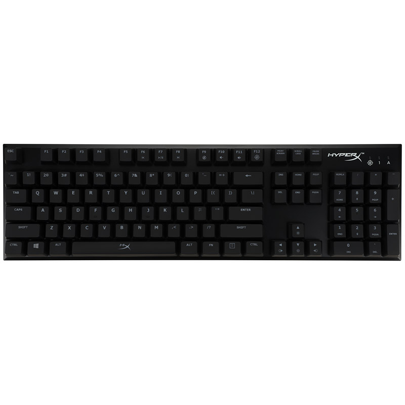 苏宁自营 金士顿(Kingston)HyperX Alloy 阿洛伊 cherry红轴有线机械键盘黑色