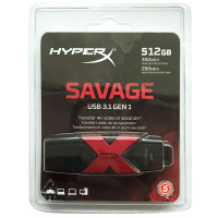 苏宁自营金士顿 Kingston HXS3 512GB USB3.1 HyperX Savage USB 闪存盘