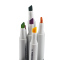 FINECOLOUR法卡勒 二代48色套装 双头马克笔 美术设计用笔 彩色双头笔 广告多色笔 二代圆杆酒精油性双头笔