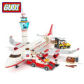 古迪(GUDI) 航空系列 私人飞机856片 8913 小颗粒大型客机模型积木 儿童玩具6-14岁