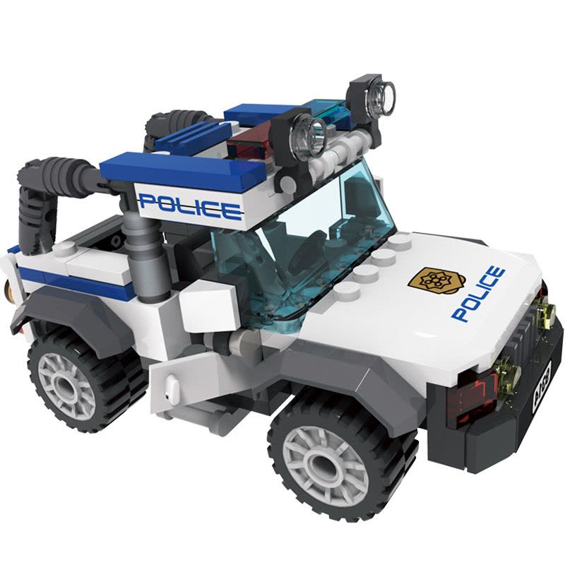 古迪(GUDI) 城市警察系列 9314极速追捕264片 儿童玩具积木拼插6-14岁图片