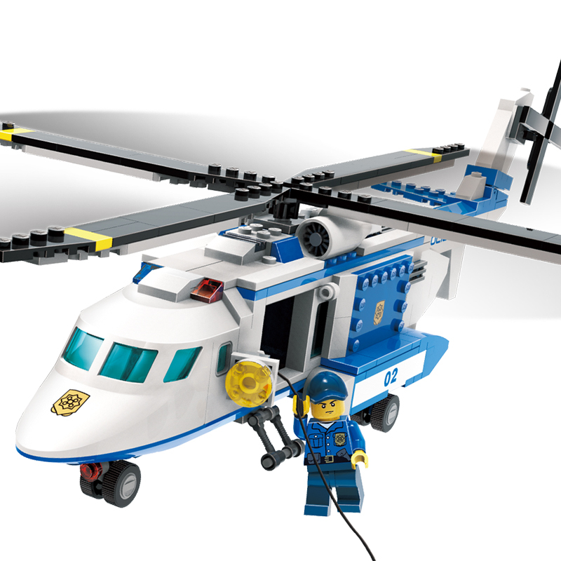 古迪gudi航空系列私人飞机856片8913小颗粒大型客机模型积木儿童玩具6