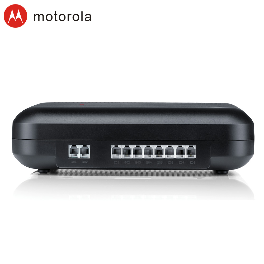 摩托罗拉(MOTOROLA) PBX208 电话机座机集团程控交换机电脑话务录音留言 2拖8 2进8出 2次来显高清大图