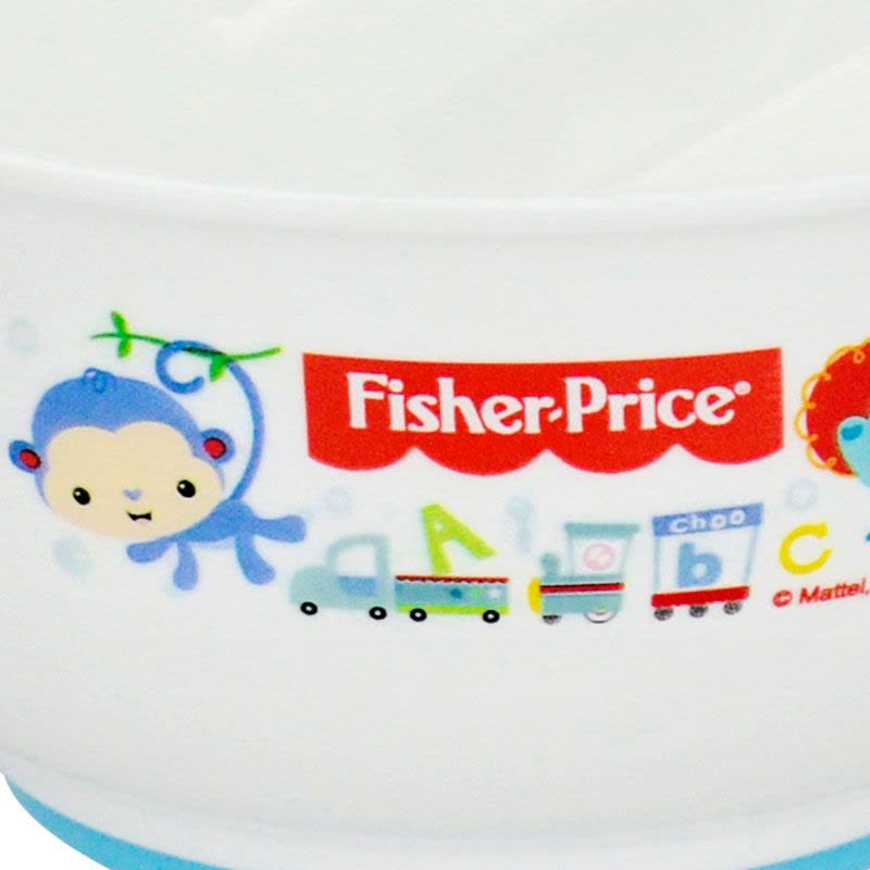 F费雪牌(FISHER-PRICE) 婴儿PP研磨碗手动辅食料理碗 FP-8014蓝色300ML 适用年龄:4个月以上图片