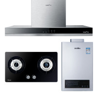 xunda迅达燃气灶烟机热水器三件套 1506+LA+23-1602S家用天然气液化气猛火灶湖南迅达厂家正品直供