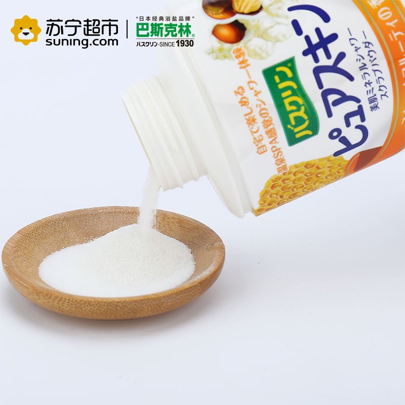 巴斯克林 美肌磨砂淋浴盐 果香型 420g 日本原装进口男女成人通用适合各种肤质淋浴盐泡澡盐