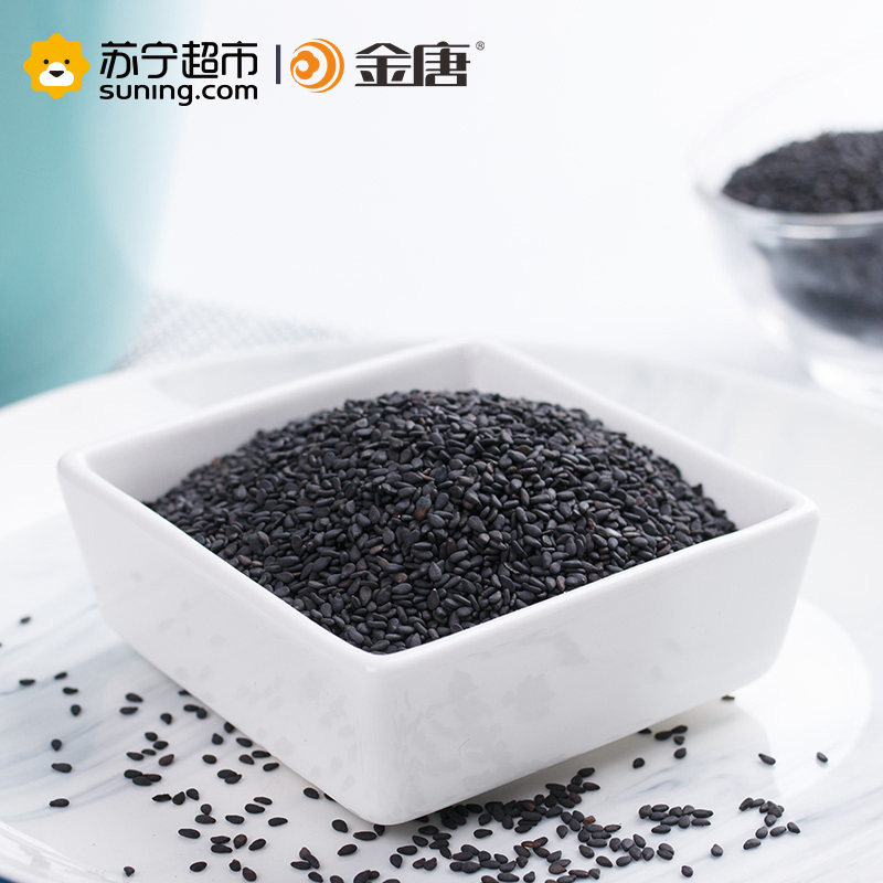 金唐(KTANG) 黑芝麻400g/袋 五谷杂粮 东北 粗粮