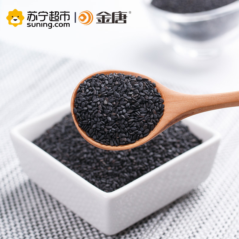金唐(KTANG) 黑芝麻400g/袋 五谷杂粮 东北 粗粮