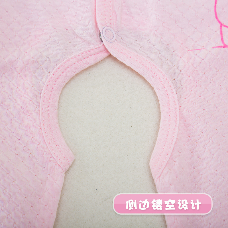 优简 婴儿背心连体衣开档夏季男女宝宝纯棉无袖哈衣薄款卡通爬服