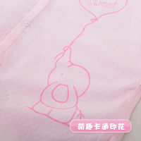 优简 婴儿背心连体衣开档夏季男女宝宝纯棉无袖哈衣薄款卡通爬服