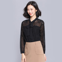 梵希蔓镂空雪纺衬衫91665