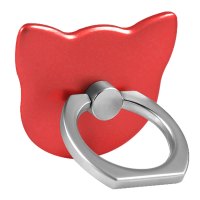 ESCASE手机支架指环扣 猫耳-绅士黑