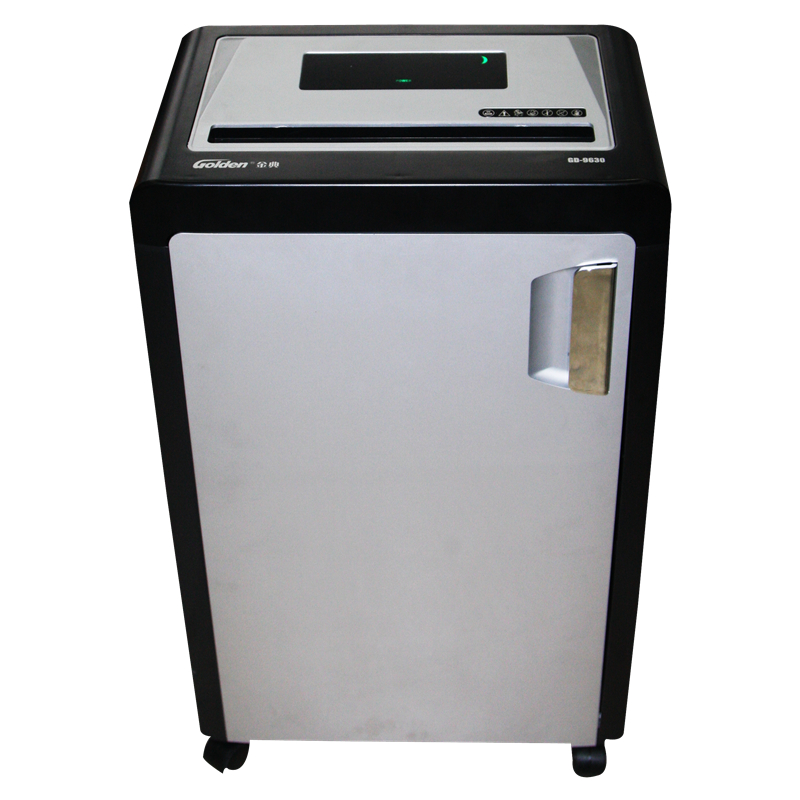 金典GD-9630 A3碎纸机 单次12张 碎纸效果4*40mm段状 纸箱容量34L 粉碎机 安全触停 液晶控制板碎纸机高清大图