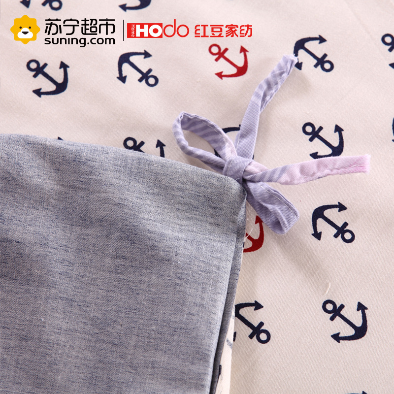 红豆家纺全棉活性印花四件套卡奇诺200*230cm 2.0*2.3m 卡奇诺