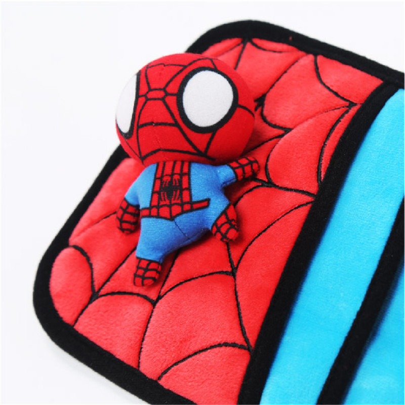 苏宁影城 Marvel 漫威 车内饰 Q版蜘蛛侠汽车CD夹多功能遮阳板套 车载车用光盘碟片夹收纳袋