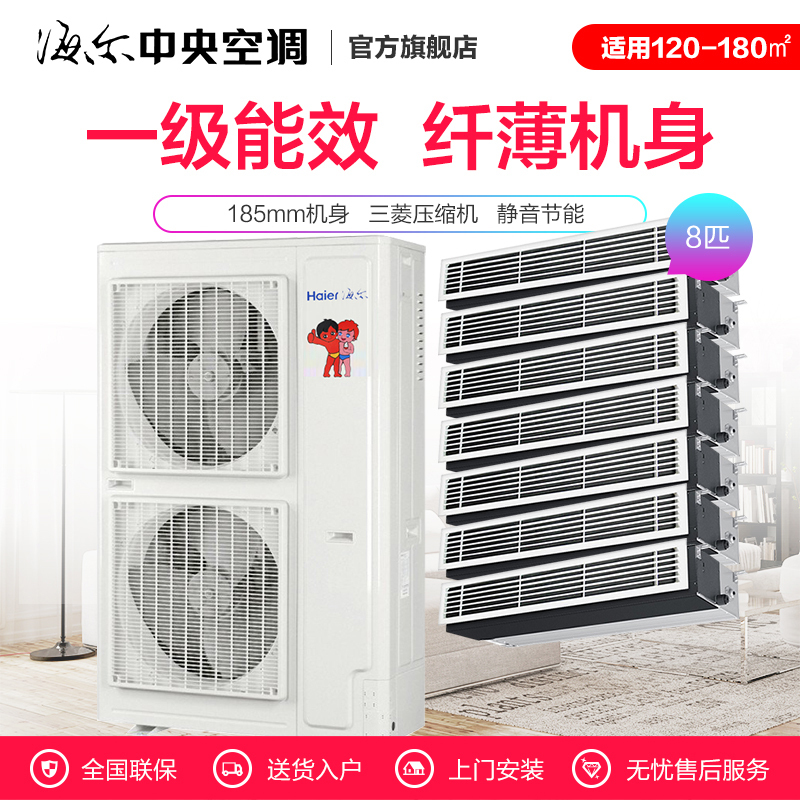 海尔商用(Haier)RFC226MXS-A一拖七 中央空调一拖多 8匹变频一拖七 1级能效