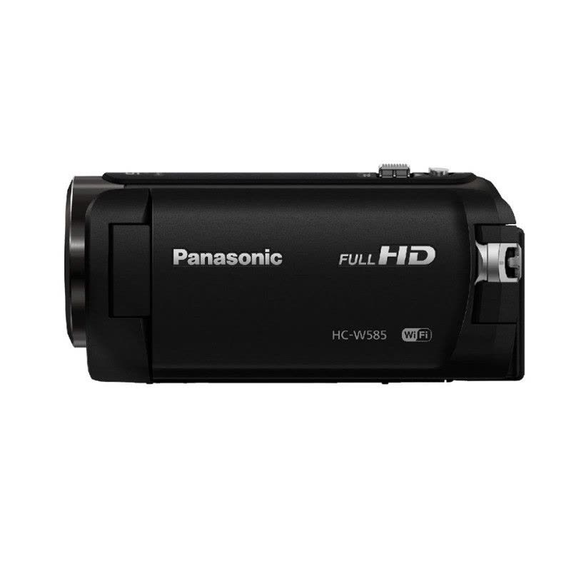 松下(Panasonic)HC-W585MGK-K 轻便型高清数码摄像机 双摄像头摄像机 黑色 220万像素3英寸显示屏图片