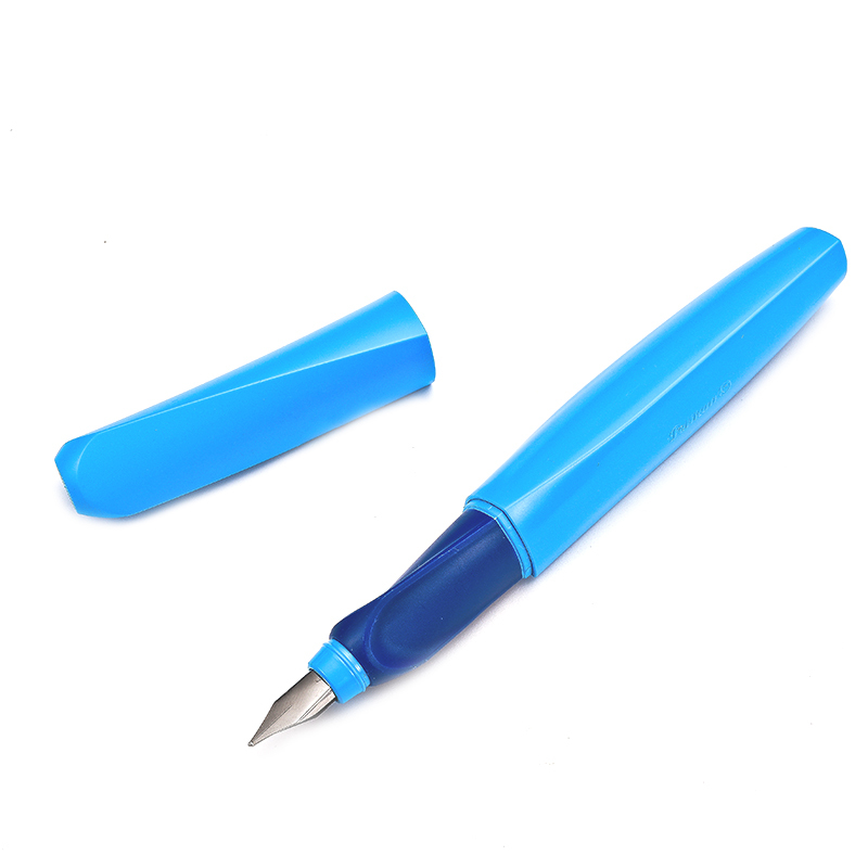 Pelikan百利金Twist P457 德国钢笔 天蓝色 三角扭转钢笔 正姿钢笔 学生练字书法笔 成人书写笔 学生文具