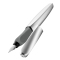 德国pelikan百利金P457 银色钢笔EF尖0.38mm 赠原装吸墨器 书写学生练字钢笔 签名笔 墨水笔 礼品笔