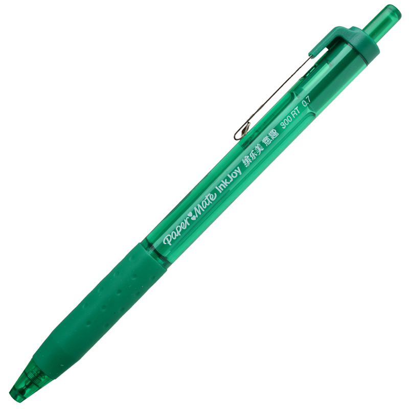 PaperMate 缤乐美意趣圆珠笔300 RT 0.7mm绿色12支纸盒装