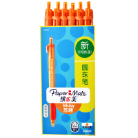 PaperMate 缤乐美意趣圆珠笔300 RT 0.7mm笔尖橙色12支纸盒装
