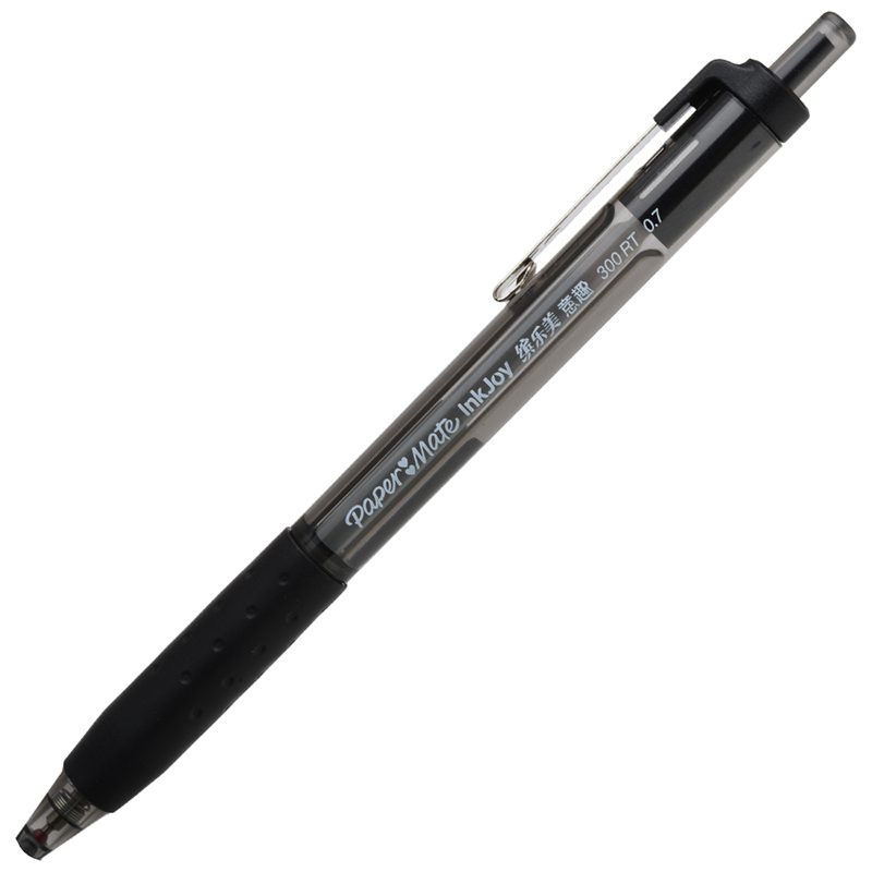 PaperMate 缤乐美意趣圆珠笔300 RT 0.7mm黑12支纸盒装