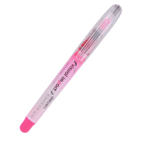 得力(deli)S618直液式荧光笔(红)144支装