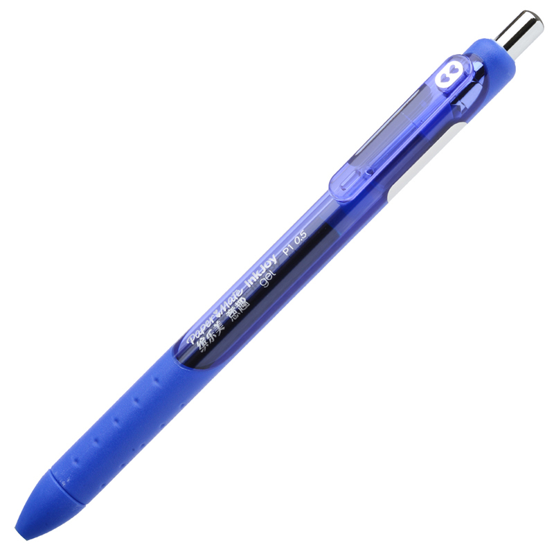 PaperMate 缤乐美意趣中性笔P1 0.5mm纯蓝色12支纸盒装