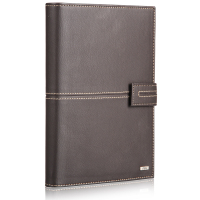 得力(deli)3158高级活页记事本(咖啡色)-97页-25K(本)12本装