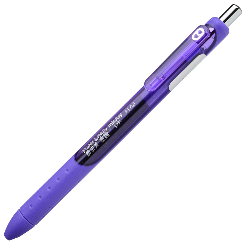 PaperMate 缤乐美意趣中性笔P1 0.5mm紫色12支纸盒装