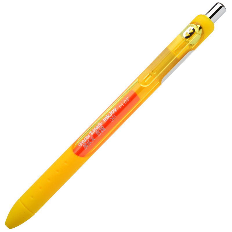 PaperMate 缤乐美意趣中性笔P1 0.5mm黄色12支纸盒装