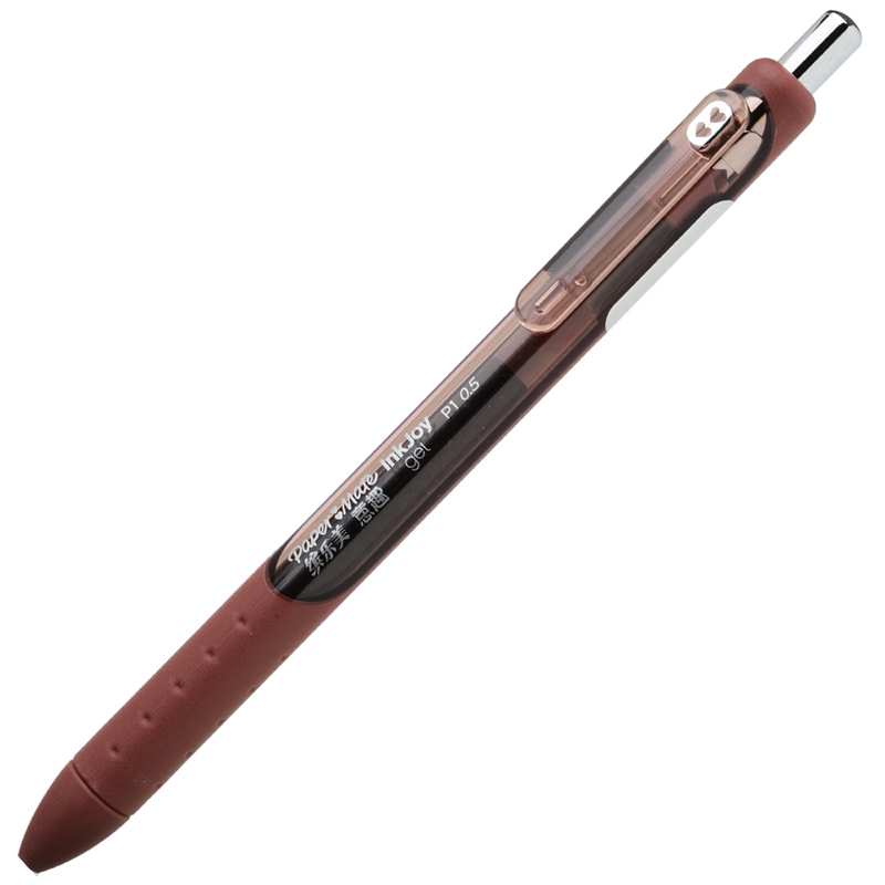 PaperMate 缤乐美意趣中性笔P1 0.5mm可可棕色12支纸盒装