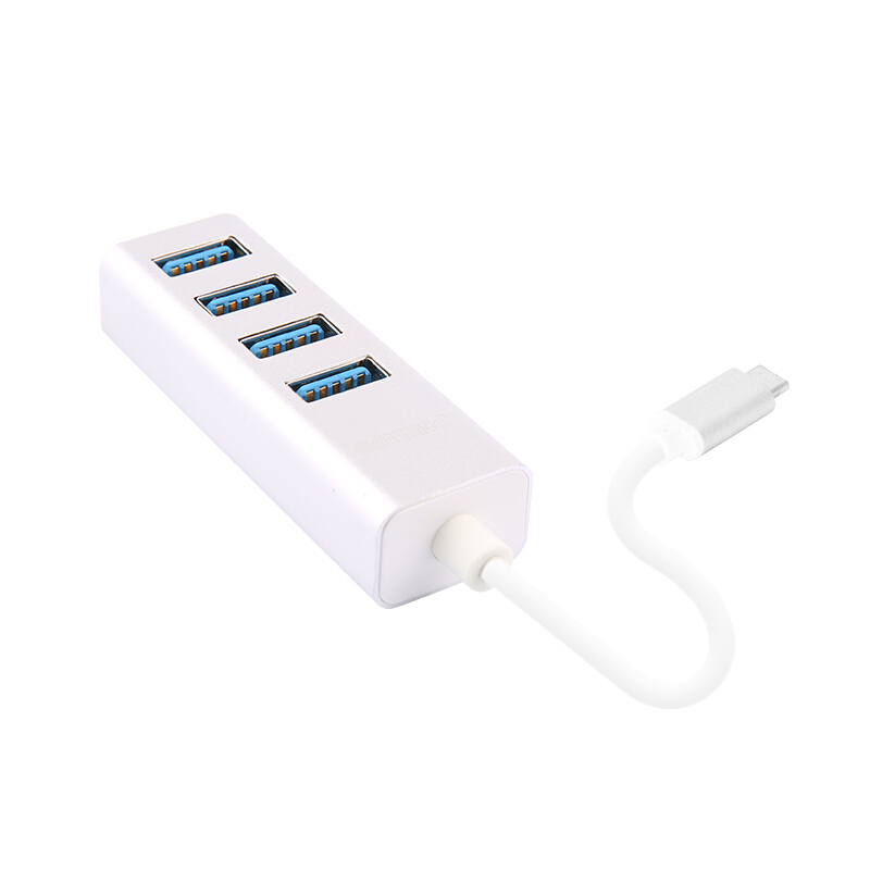 飞利浦(PHILIPS)SWR1604A/93 type-c转USB3.0多接口转换器 HUB集线器 扩展分线器一拖四