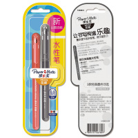 PaperMate 缤乐美意趣水性笔L2 0.5mm黑+红吸塑卡片装2支