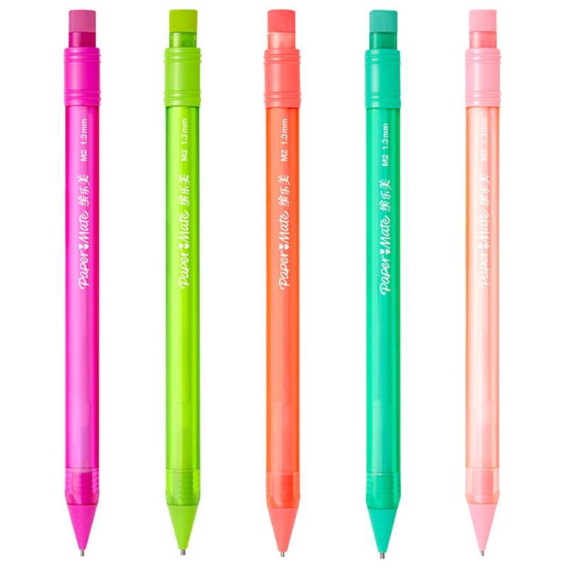 PaperMate 缤乐美活动铅笔M2 1.3mm笔杆颜色混合12支纸盒装