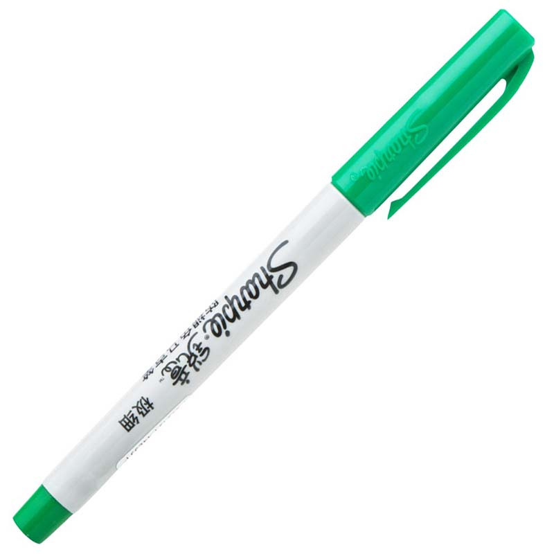 Sharpie 锐意防褪色马克笔极细绿色12支纸盒装